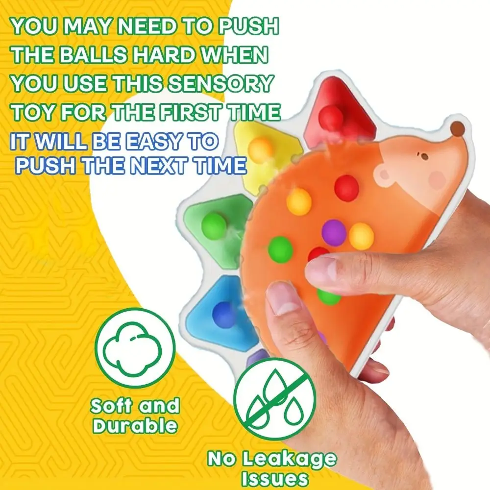 Educational Color Sorting Sensory Toys Montessori Color Matching Fine Motor Skill Games Hedgehog Learning Fidget Toys