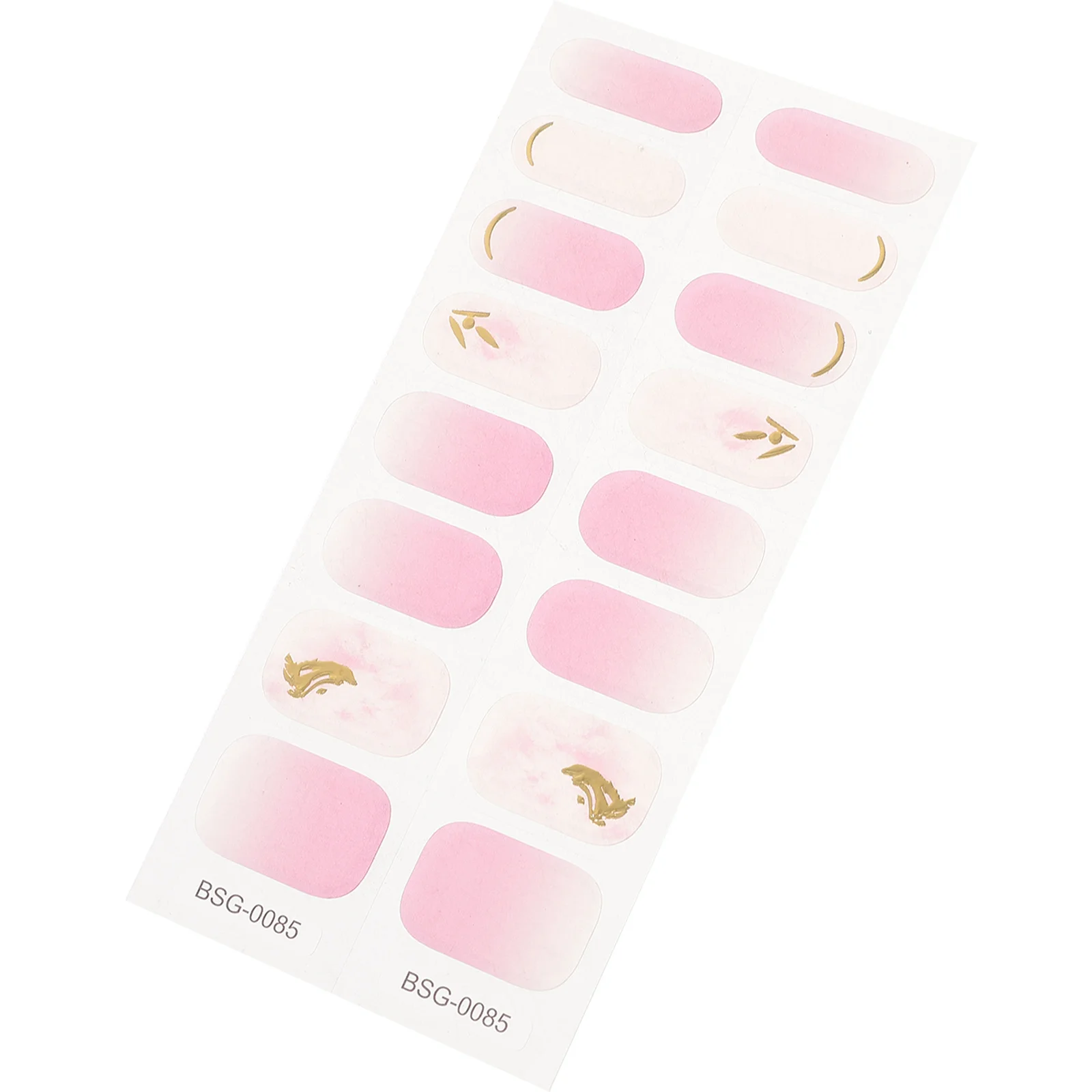 1 set adesivo per unghie semi curato adesivi per unghie in gel manicure unghie fai da te casa salone strisce di gel strisce adesivo