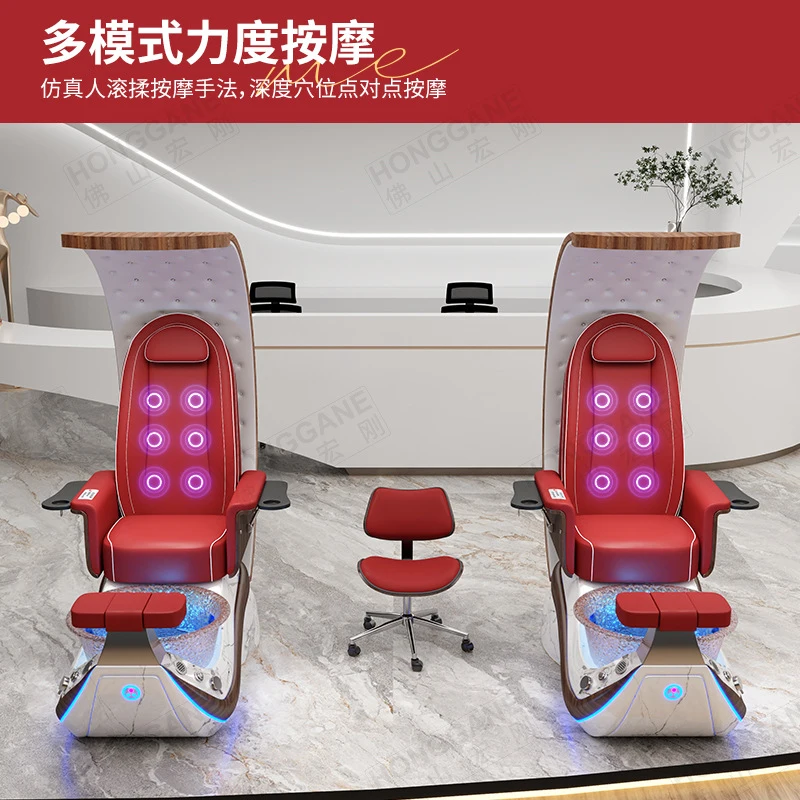 

Многофункциональное массажное кресло для маникюра и педикюра, роскошная ванночка для ног