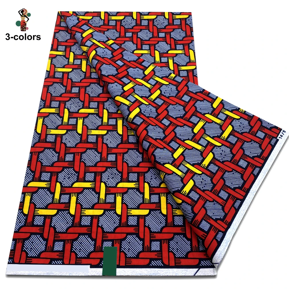Neueste Ankara Wachs Stoff Hohe Qualität Baumwolle Wachs Drucken Garantiert Wahre Afrikanische Echt Wachs Stoff Weiche Party Kleid Diy Pagne