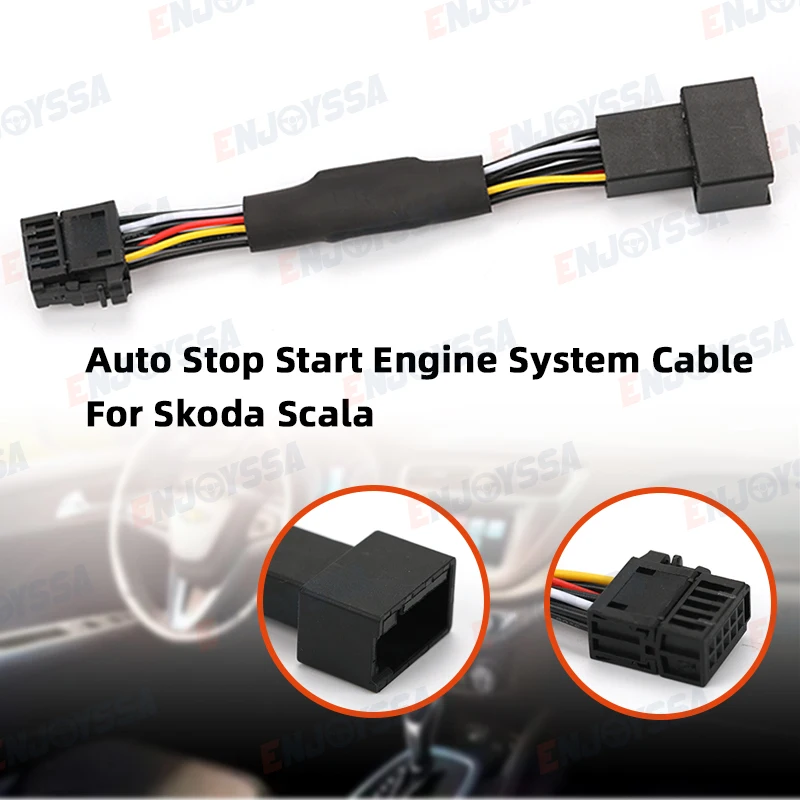 For Skoda Scala Car Automatic Stop Start Engine System Off Device Control Sensor Plug Stop Cancel Adapter Cable