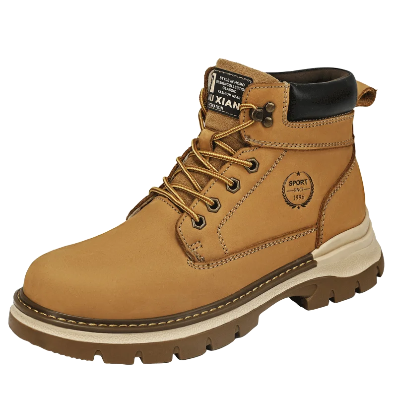 New Men's Shoes: Chelsea Boots for Men, One-Click Slip-On Fashion Boots, Large-Size Reversible Leather Short Boots, Men's Genuin