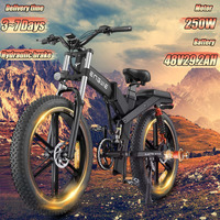 ENGWE X26  Electric Bicycle 1000W Brushless Motor 48V29.2AH Dual Lithium Battery Folding EBike 26 In Fat Tire Snow Electric Bike
