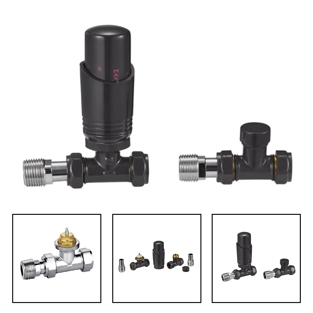 Thermostatic Radiator Valve With Locking Guard For Towel Radiators Thermostatic Radiator Valves  Ensures Long-lasting Durability