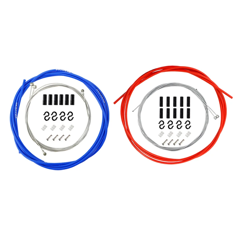 AliExpress NONE AKA Bicycle Brake/Shift Cable&Housing Group Sets For MTB Bike Road Bicycle Shift Gear Derailleur/Brake kits Wire Tube Line Hose