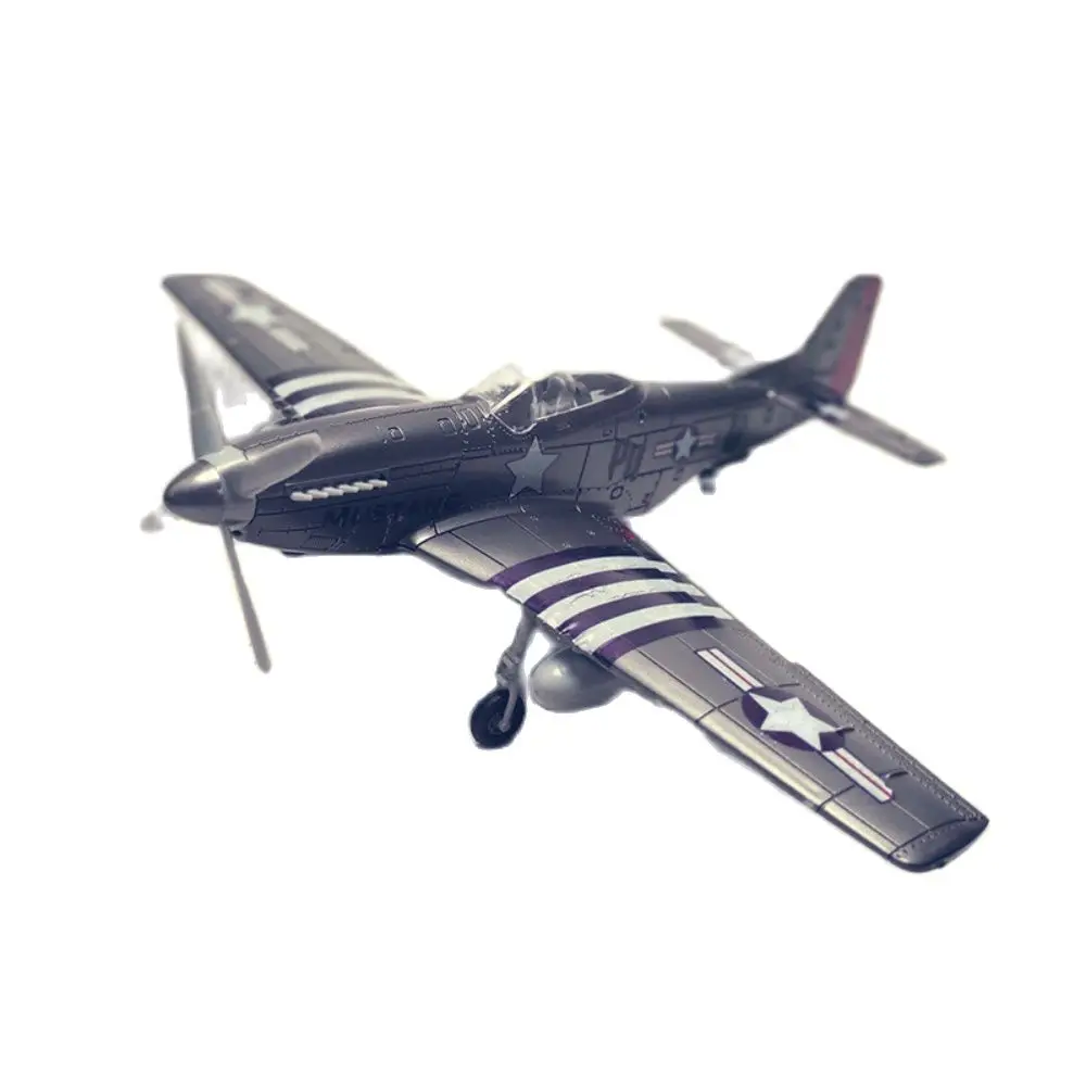 1/48 P-51 Mustang Fighter Scale Models 3D Plastic Assembling Building Bricks Kits for Child DIY US WW2 Airforce Plane Puzzles