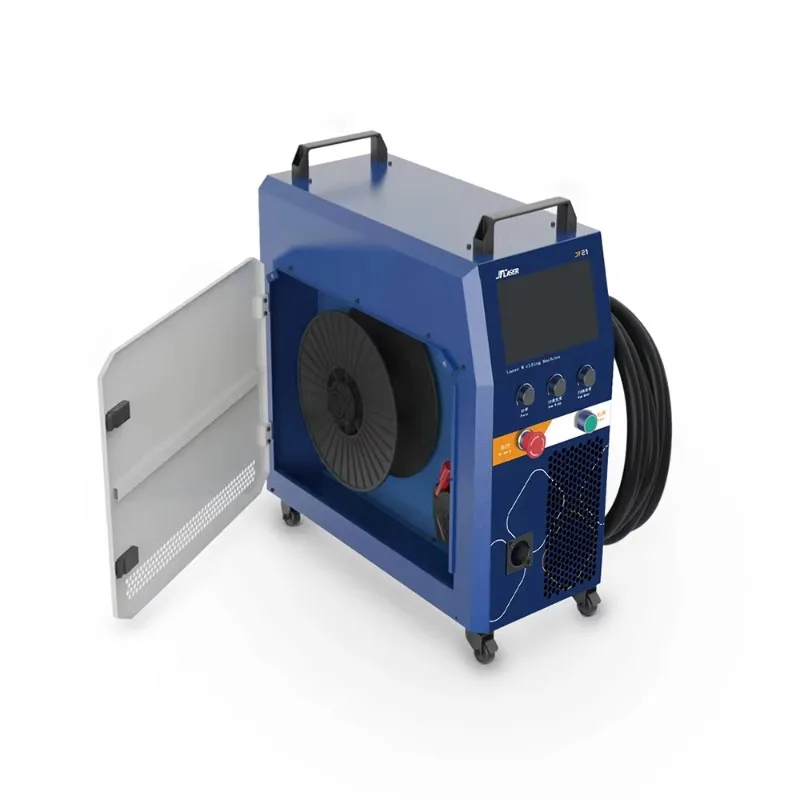Portable Built-in Wire Feeder La,ser Welding Machines1200W 1500W Air Cooling Metal Stainless Steel Fiber La,ser Welding Machines