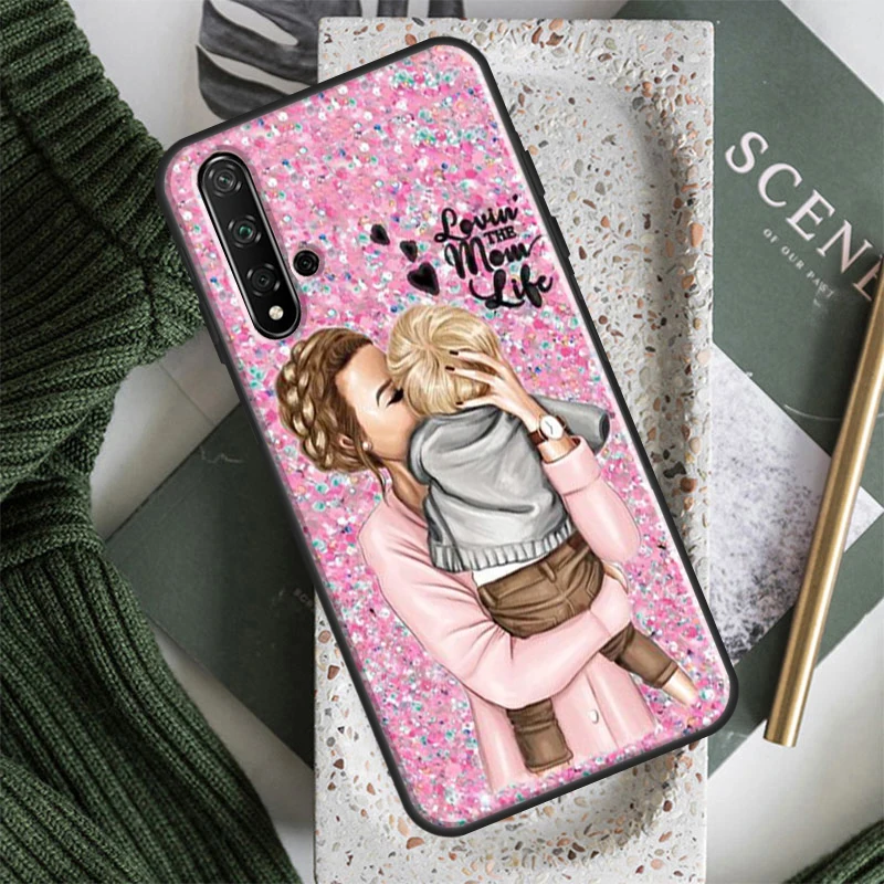 Baby Mom Girl Case For Huawei Honor 70 50 X8 X9a Magic5 90 Lite P20 P30 P40 P60 Pro P Smart Nova 5T Cover