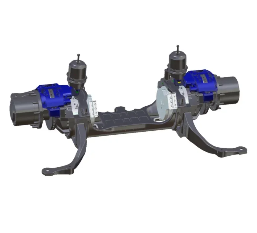 Brogen motor 3 phase 80KW ev intergrated electric rear E axle for 4.5t-6.5t Light Trucks