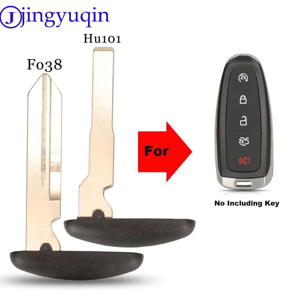 jingyuqin Replacement 1p Remote fO38/HU101 Blade Blank Key Uucut Blade For Ford Explorer Edge Escape Flex Taurus Smart Car