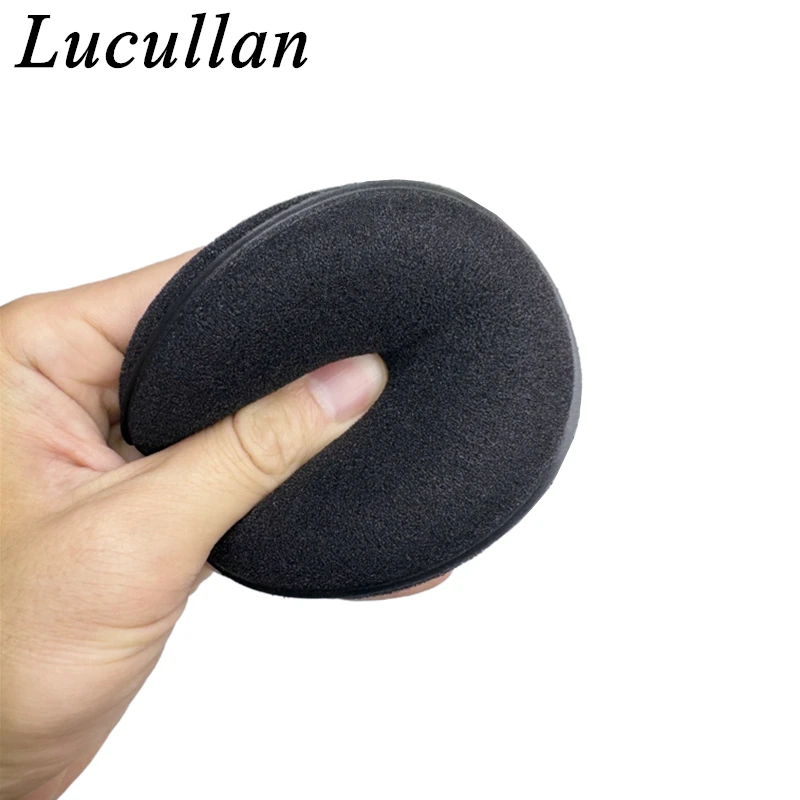 Lucullan 5 Pack Ultra Thick 30mm High Density Foam Sponge  Auto Detailing Applicator Pad Best For Waxing and Polishing