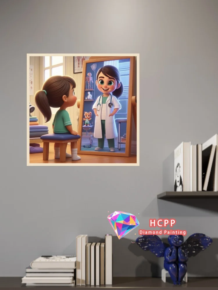 New Doctors And Nurses Medical Student Diamond Painting Kit Square Round Diamond 5D DIY Mosaic Handmade Art Gift Home Decor