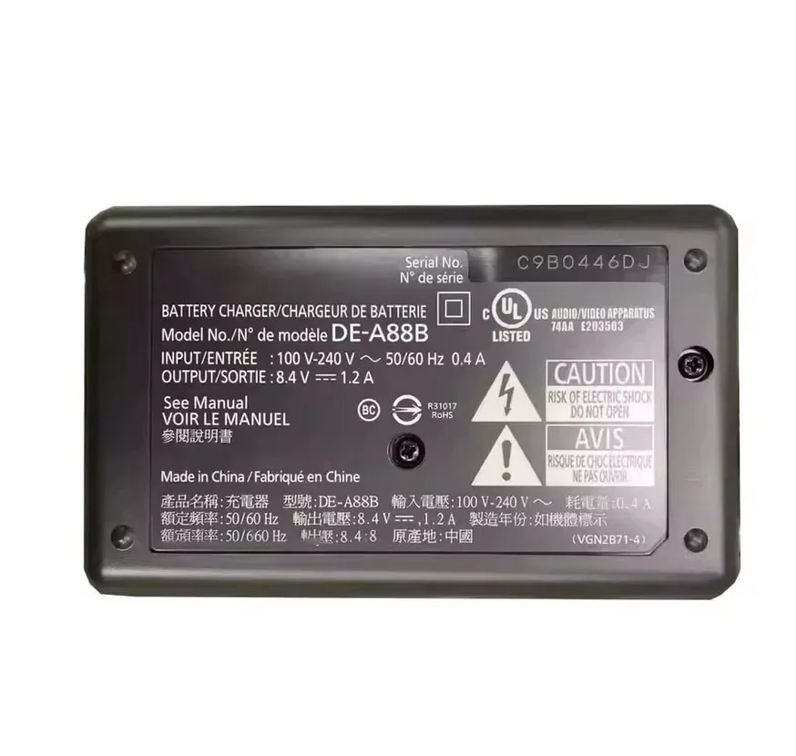 Genuine DE-A88 DE-A88B Charger For Panasonic VBD29 VBD78 VBD32 VBD58 LUMIX AG-HVX201 AG-HVX202 AG-HVX203 AG-HVX204 AJ-PCS060