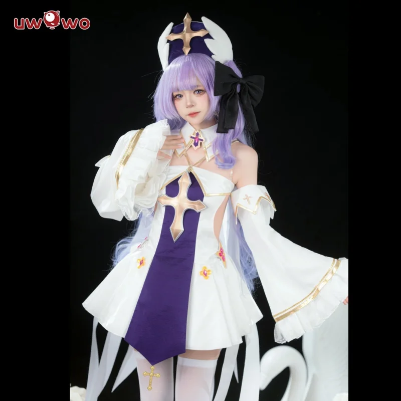 PRE SALE UWOWO Azurr Lanee Unicorn: Snow White Guardian Angel Cosplay Costume Halloween costume