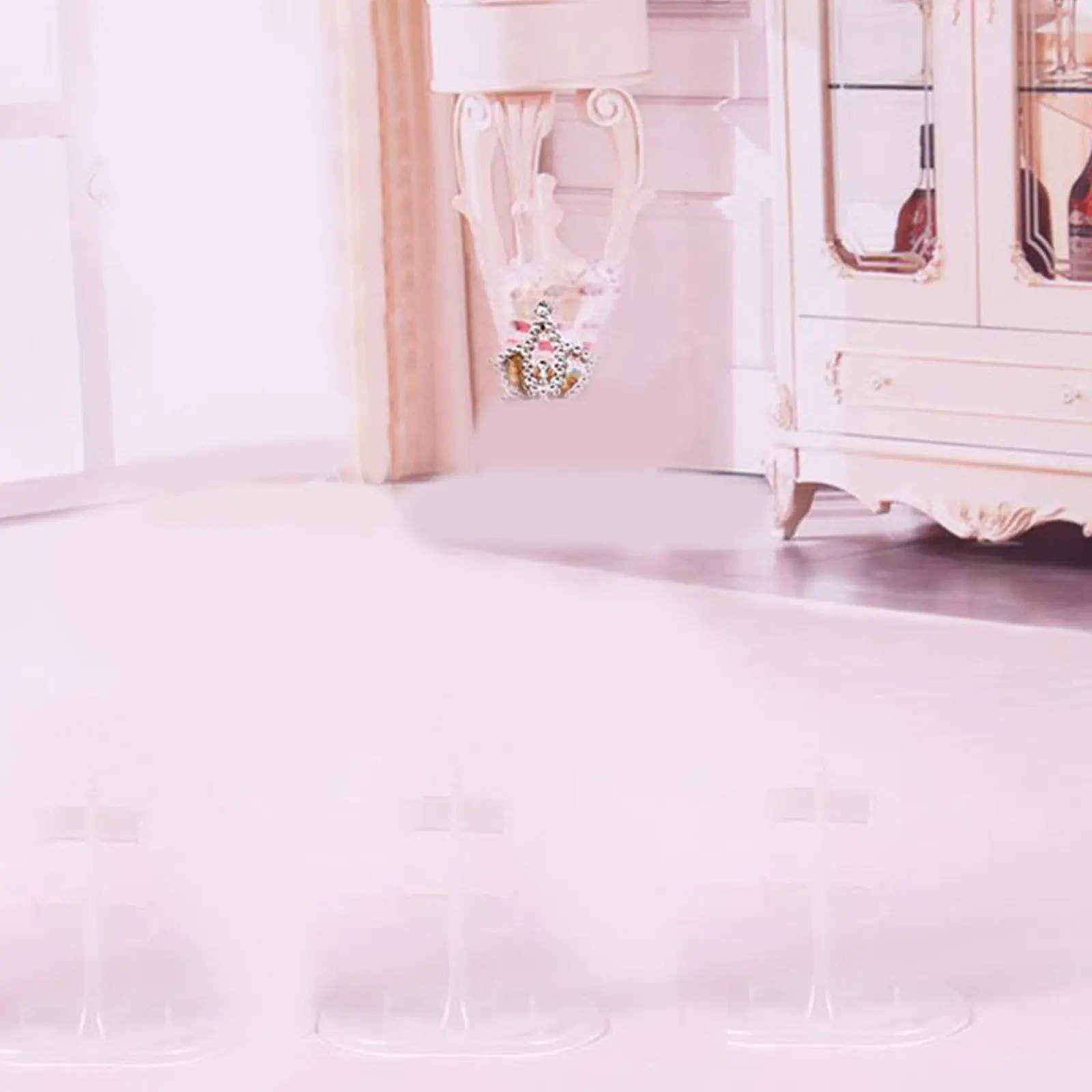 

Набор из 1 прочной подставки-держателя из ПВХ для детских миниатюрных юбок, практичная подставка-держатель для демонстрации, подарочная подставка-кронштейн