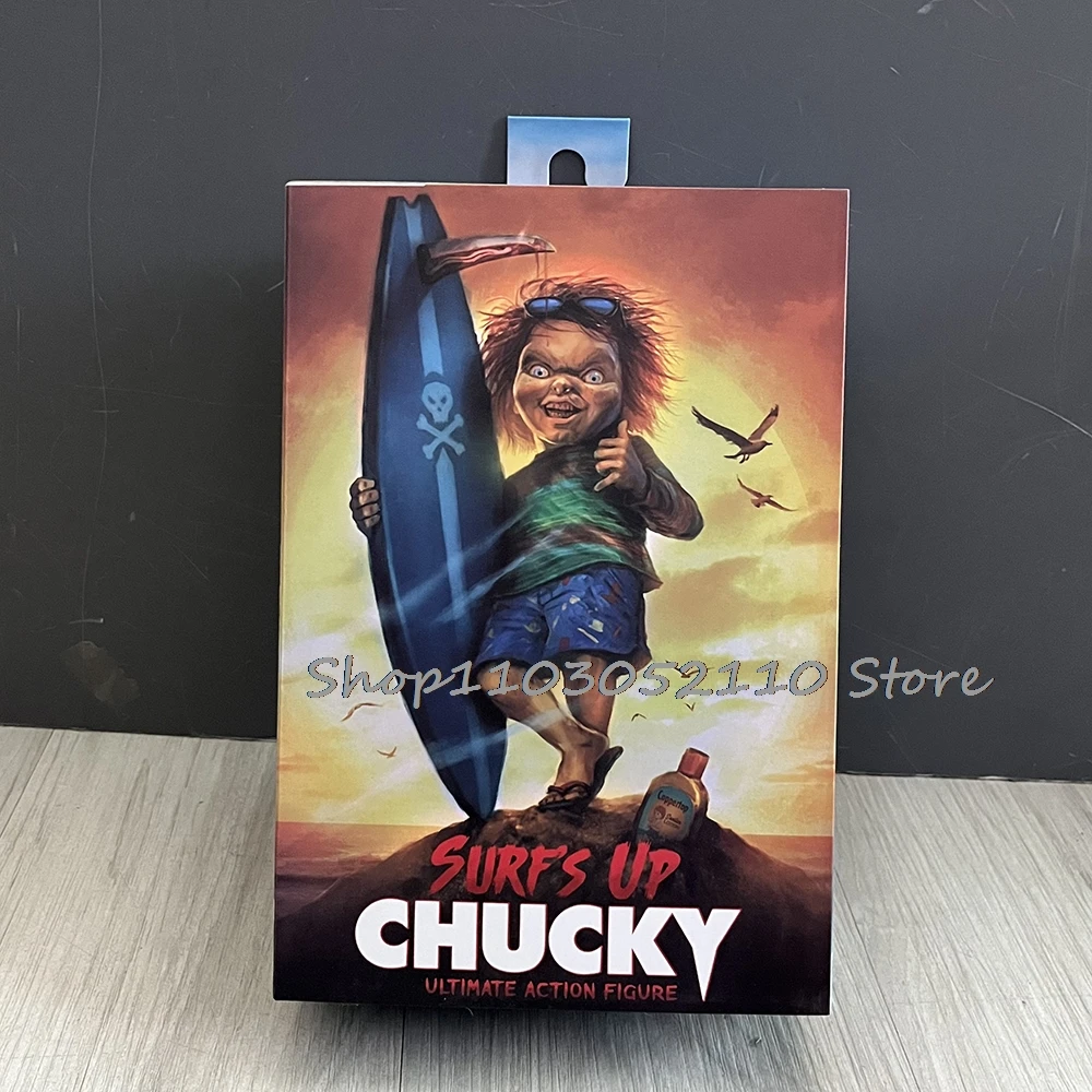 Chucky Sdcc Action Figure Surf's UP Chucky Child'S Play Chucky Figure Halloween Birthday Gifts Toys Model Doll view 6