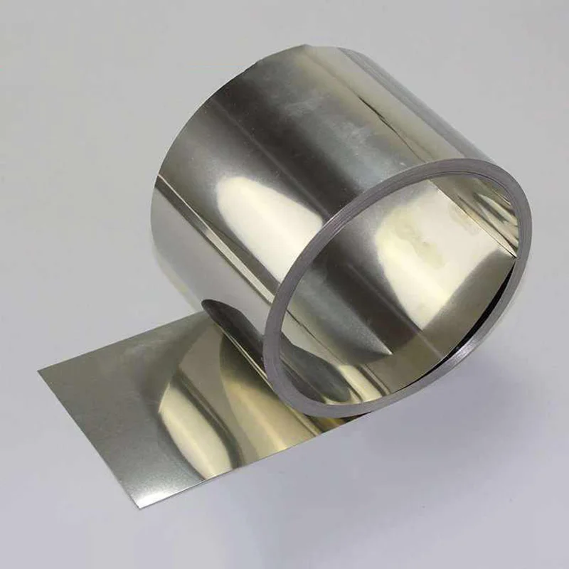 Thickness 0.01/0.02/0.03/0.04/0.06/0./8/0.1/0.2mm 304 Stainless Steel Foil Strip Sheet Thin Plate 100/200mm Width X 1metre