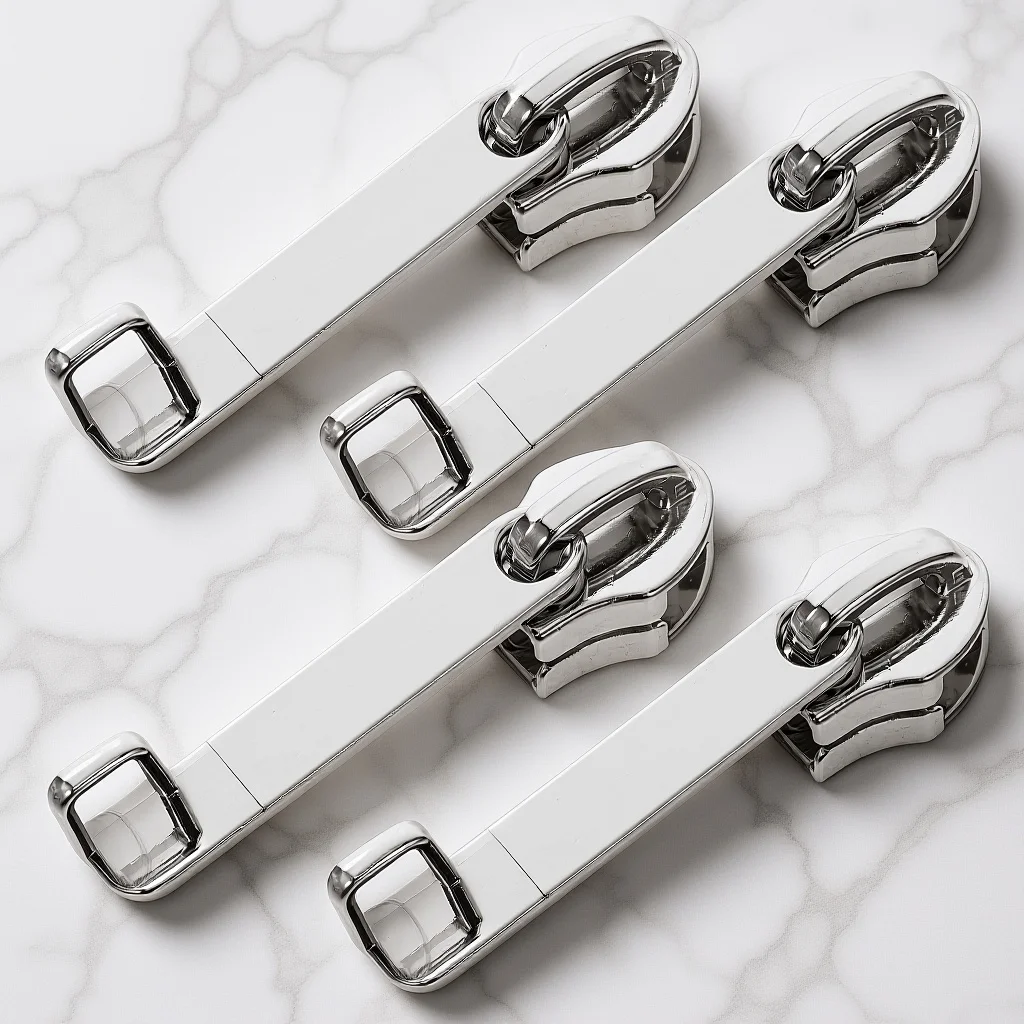 Reemplazo deslizante de cremallera con lengüeta de tracción suave y duradera, 4 Uds., para maleta de equipaje, fácil operación, arreglo de maleta con cremallera