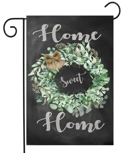 Home Sweet Home ~ Garden Flag Top Quality  Double Sided