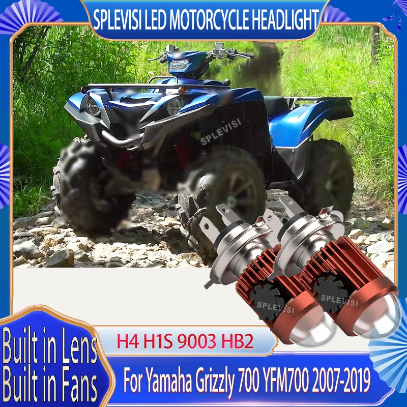 

LED Motorcycle ATV Bulb with 3070 Chip 3000K Yellow 6000K White For Yamaha Grizzly 700 YFM700 2007 2008 2009 2010 2011 2012-2019