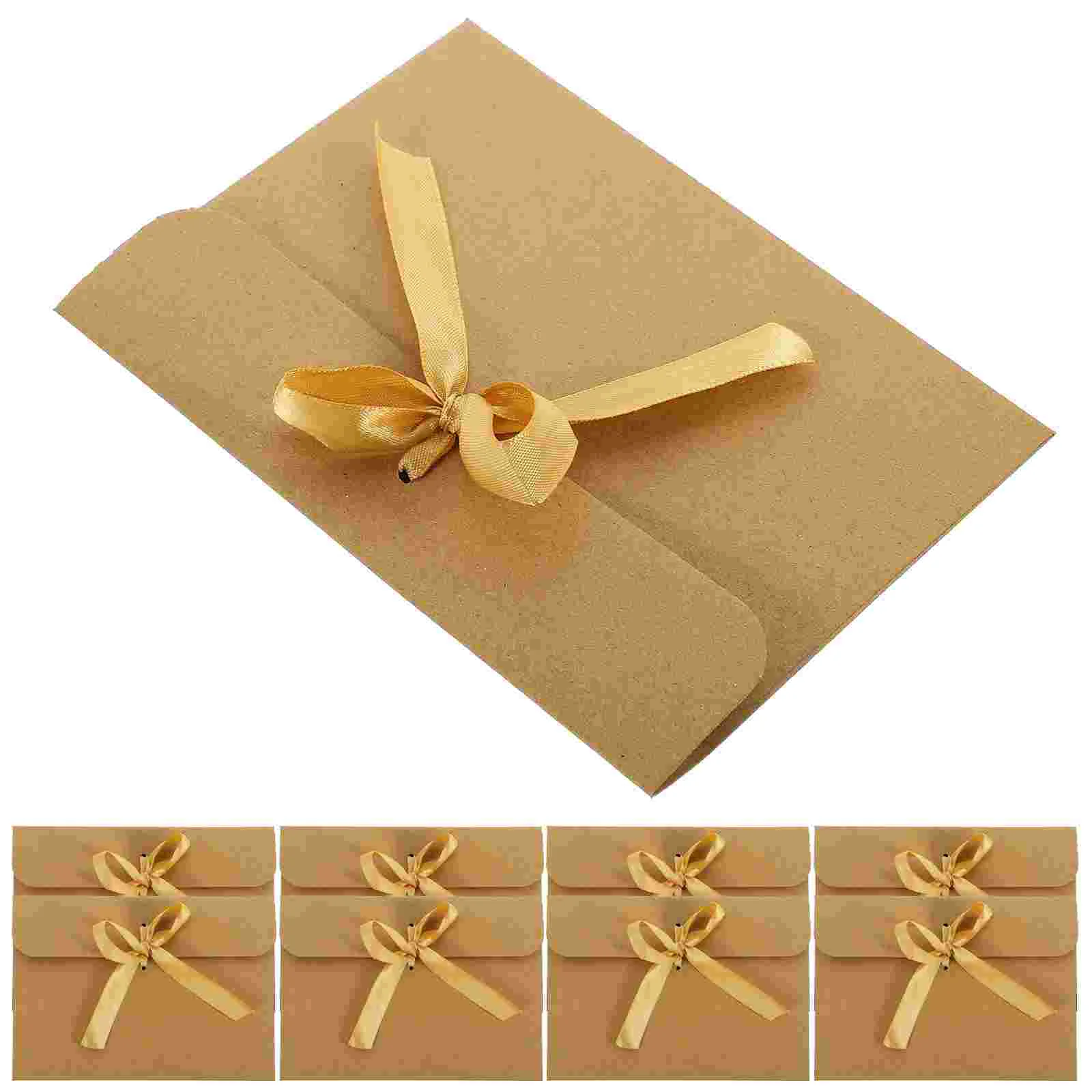 50 Pcs European Envelope Packing Envelopes Small Writing Letter Covers Greeting Cards for Invitations Twine Simple