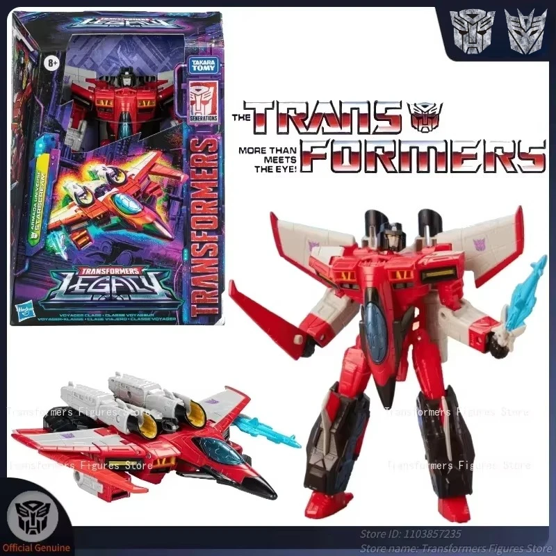

In Stock Original Transformers V-Starscream G1 Movie Figure Model Anime Action Deformation Robot Toys Festival Popular Kid Gifts