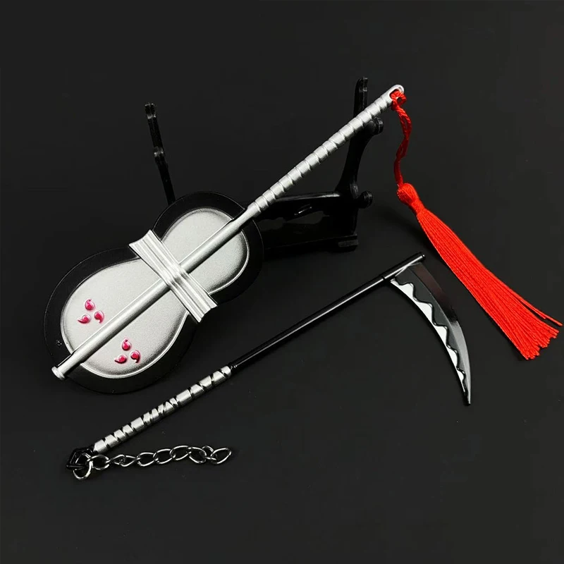 14cm/5,5 Zoll Anime-Zubehör Uchiha Madara Runder Ventilator aus Metall-Legierung Modell-Ornament Cosplay Anime-Requisiten Schreibtisch-Dekoration Spielzeug