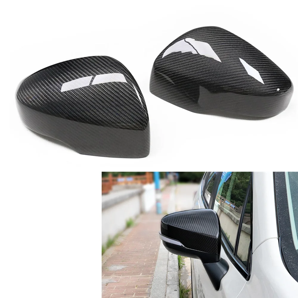 

Carbon Fiber Add On Car Exterior Rear View Mirror Cover Shell Cap Case For Subaru Impreza XV Legacy Outback 2017-2020