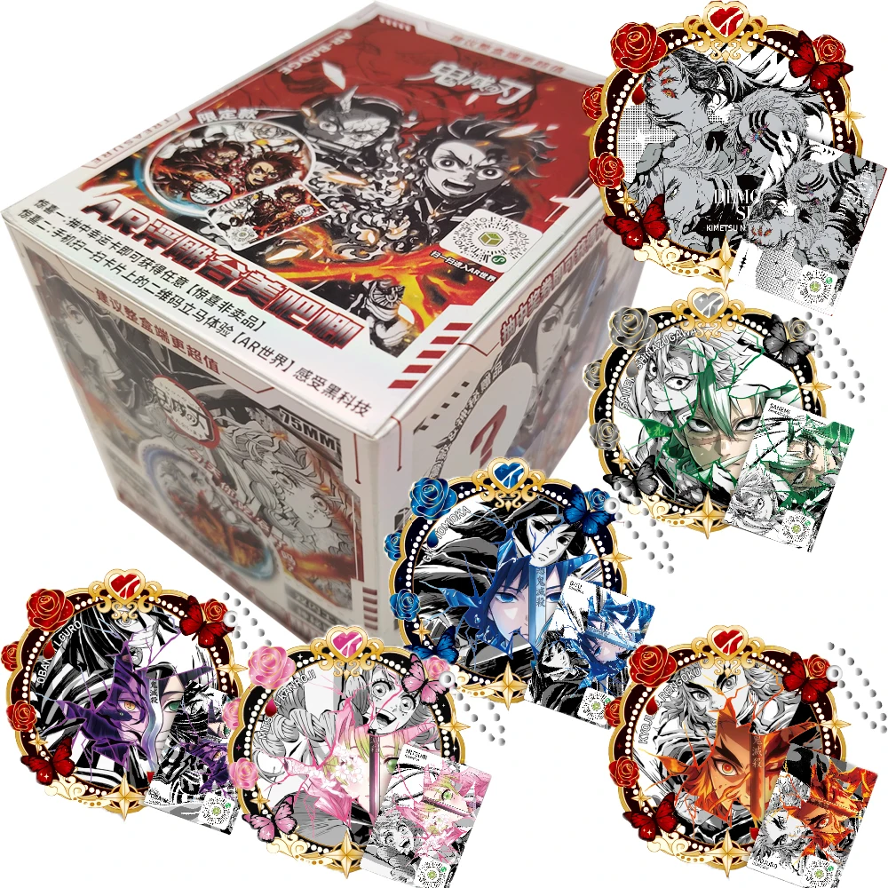 

Demon Slayer Popular Anime Peripheral Character Badge Cartoon Creative Collection Craft Card Decorative Accessories Kids Gifts
