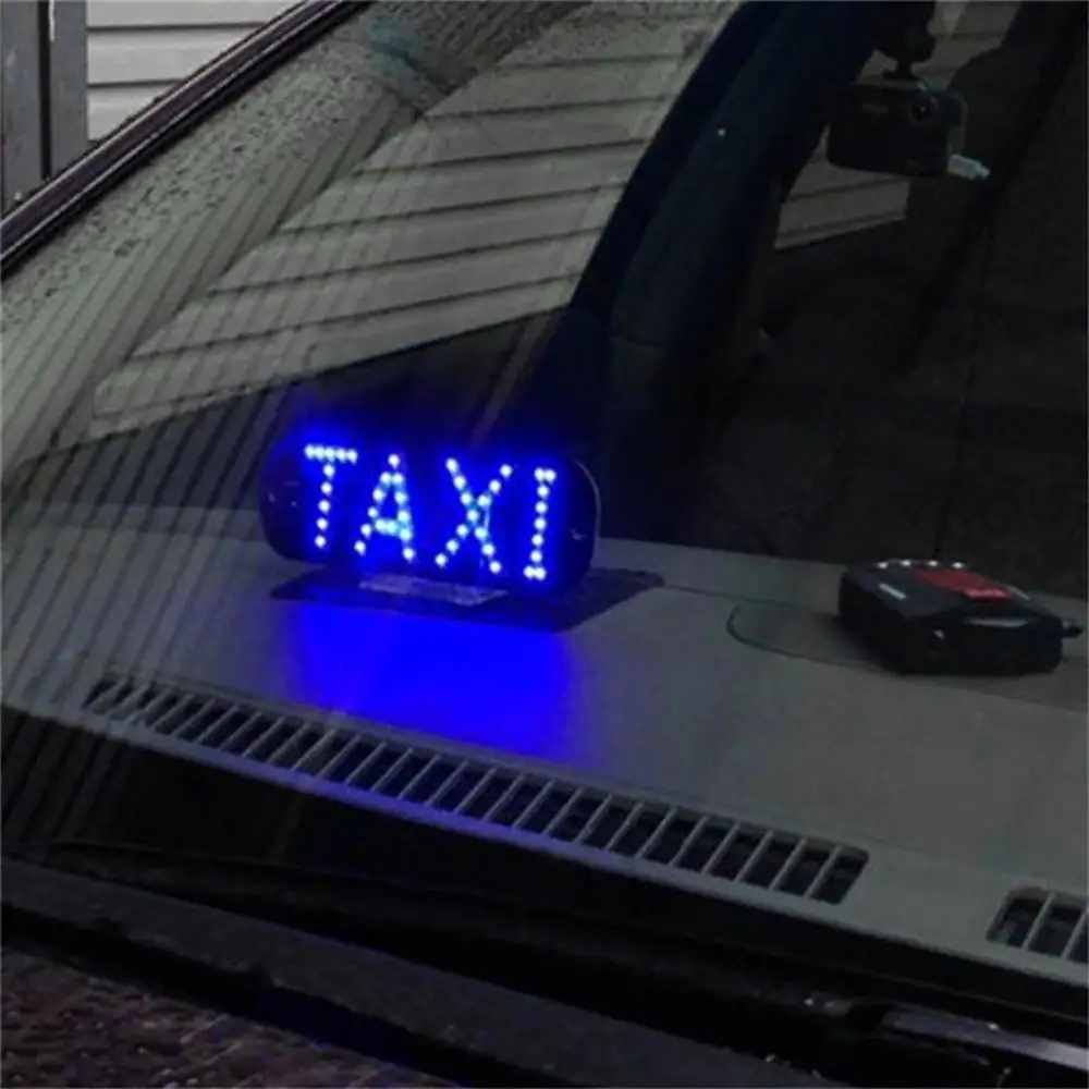 Taxi Cab-Windscreen Windshield Sign LED Light Car High Brightness Lamp Bulb Sign Light  Taxi LED Light Taxi Accessory