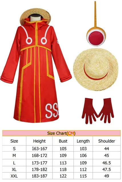 Tête d'œuf Luffy Anime Cosplay Costume pour hommes, Déguisement, Nette 7.5, Roleplay, Halloween, Carnaval, Vêtements de fête