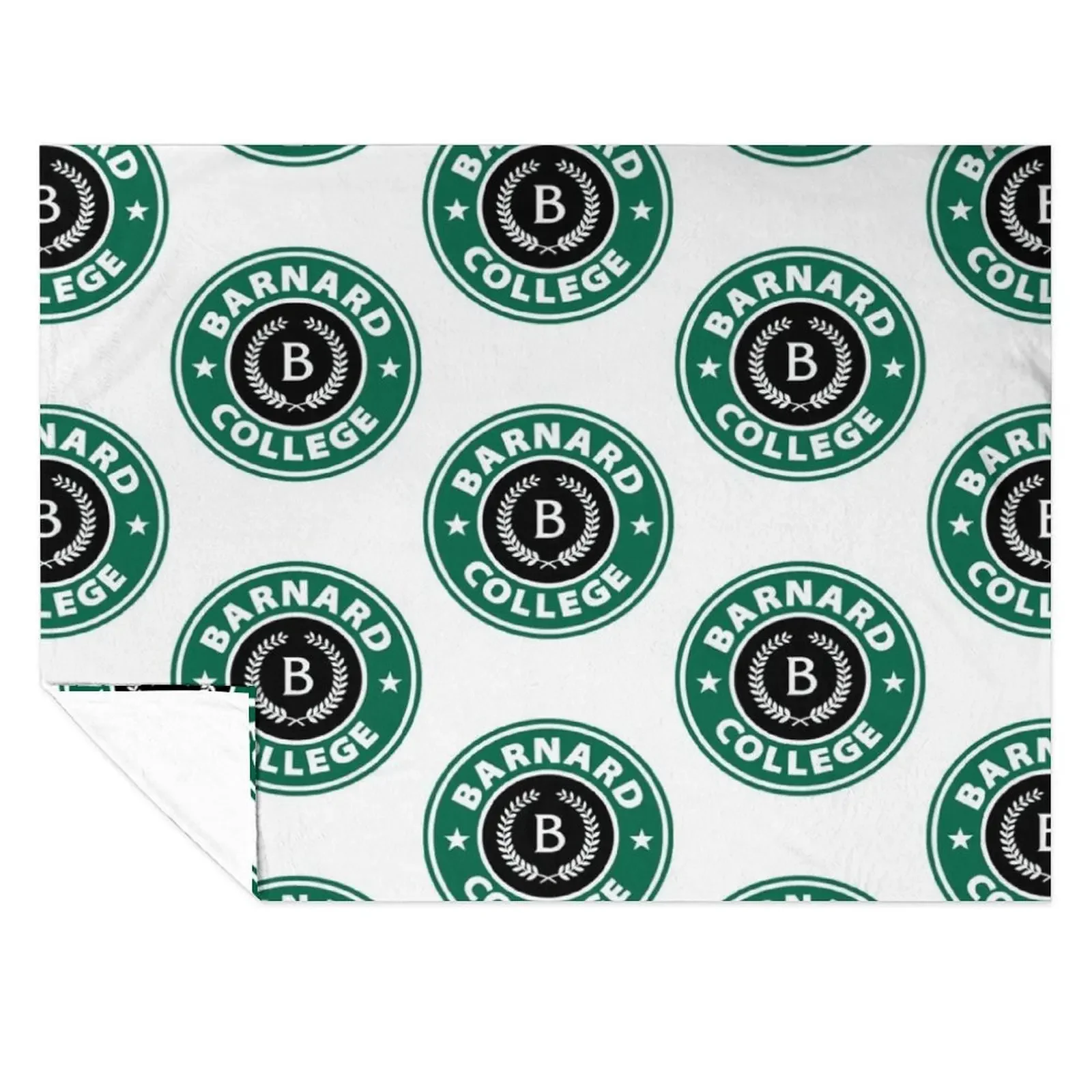 

Barnard College (5) Throw Blanket Soft Plush Plaid Heavy Large Flannel Fabric Blankets