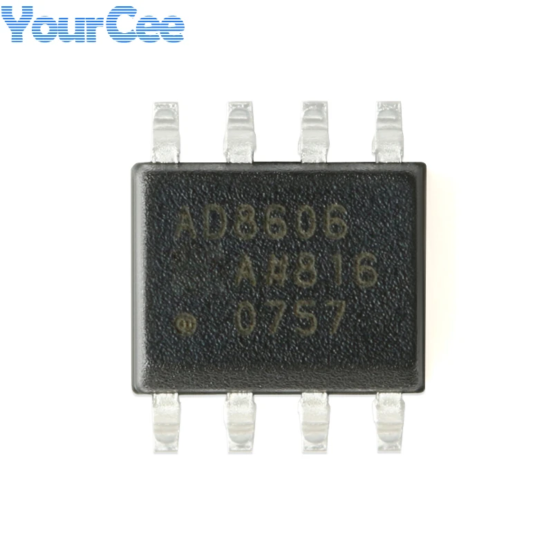 5PCS/1PC AD8606ARZ-REEL7 SOIC-8 AD8606 AD8606ARZ Precision CMOS Rail-to-Rail Operational Amplifier IC Chip Integrated Circuit