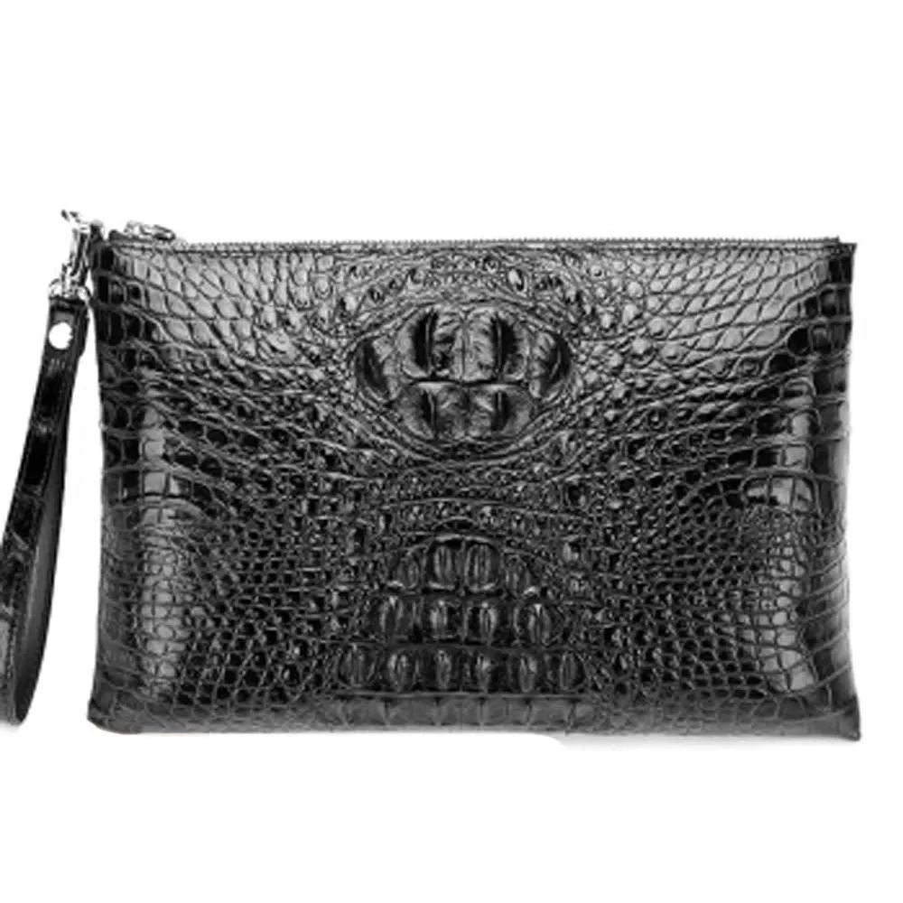 jianglang crocodile  handbags  crocodile bag  male  crocodile  handbags  large capacity envelope bag  men clutch bag