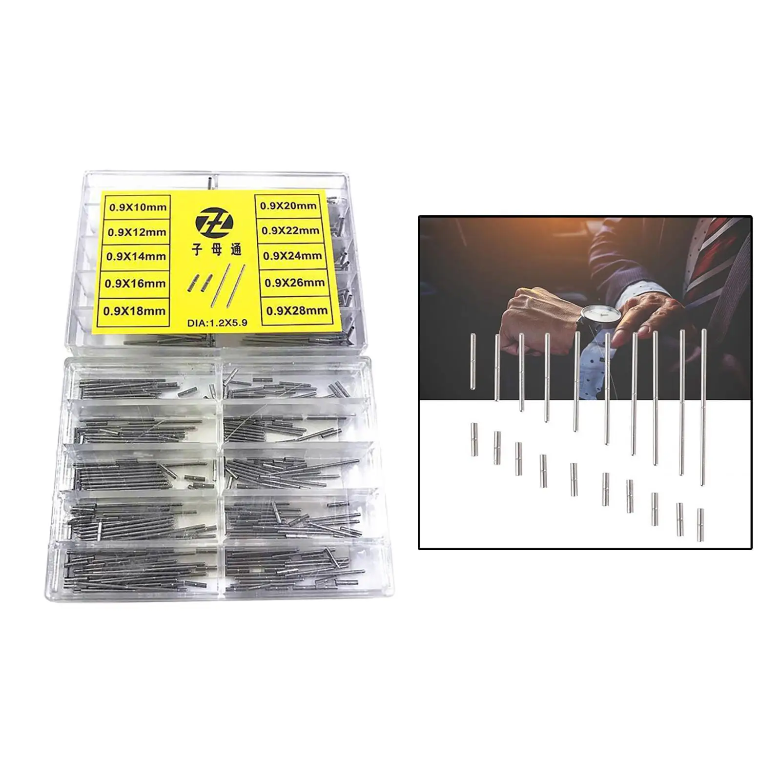 0.9 مللي متر 10 مللي متر ~ 28 مللي متر متنوعة الحجم حزام الساعات أنبوب القضبان مجموعة الفرقة ساعة الملحقات #4