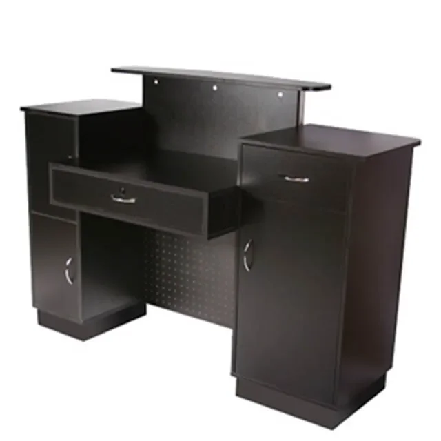 Barbershop reception desk beauty counter desk station salon furniture for sale