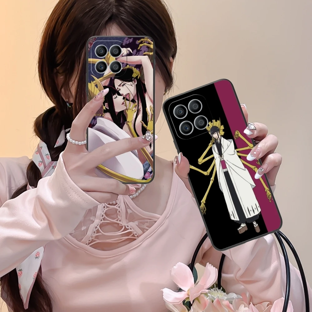 Bleach Senjumaru Mobile Cell Phone Case for Huawei Honor 90 80 70 60 50 30 20 10 9 8 7 Pro S SE Lite 5G Black Phone Cover Shell