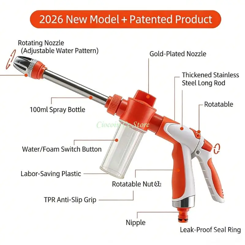X90F Ergonomic Liquid Sprayer With Foam Capability And Secure Handle Design