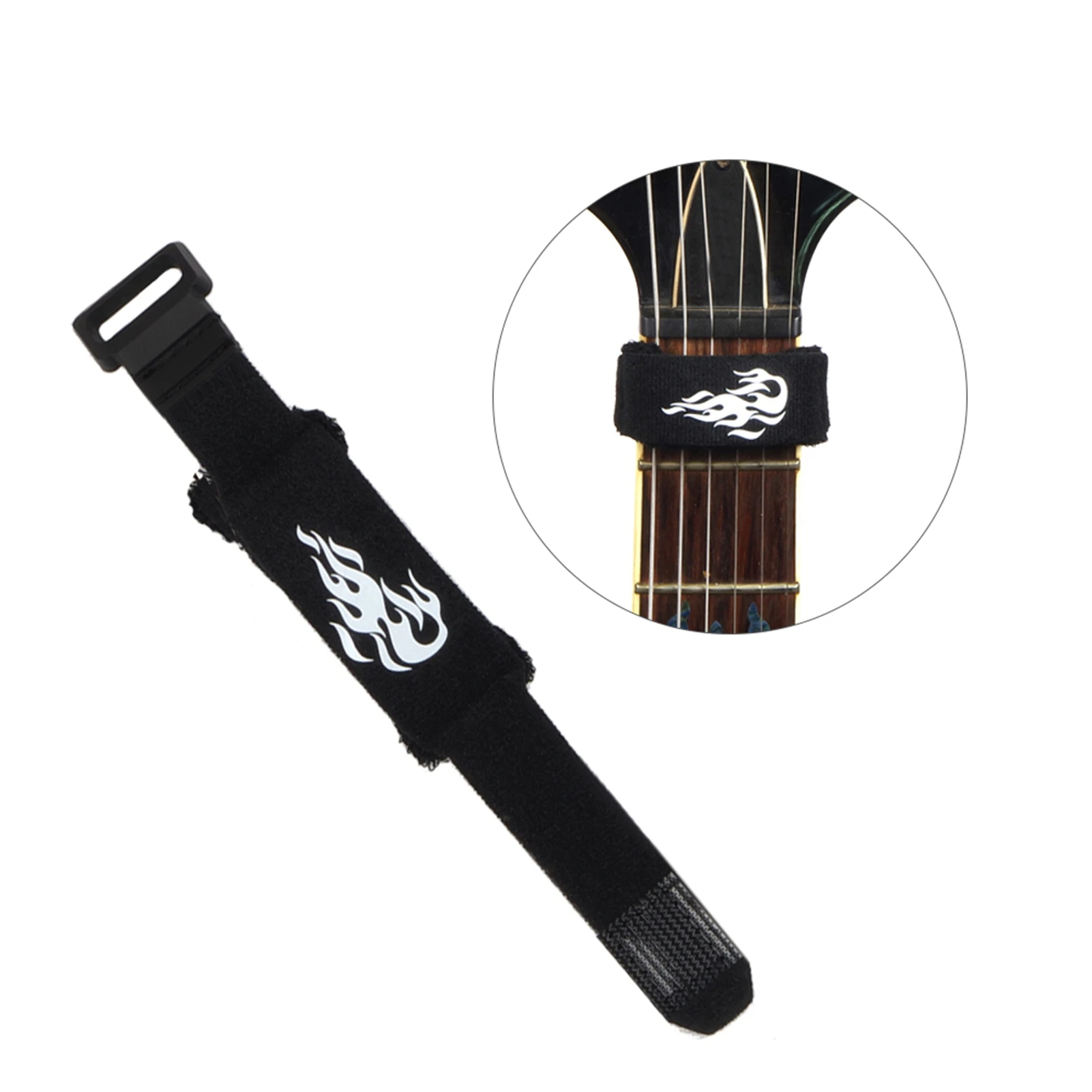 Guitar Strings Muter Guitar String  Fretboard Muting Wrap 18cm for Standard 6-String Acoustic Electric Guitars