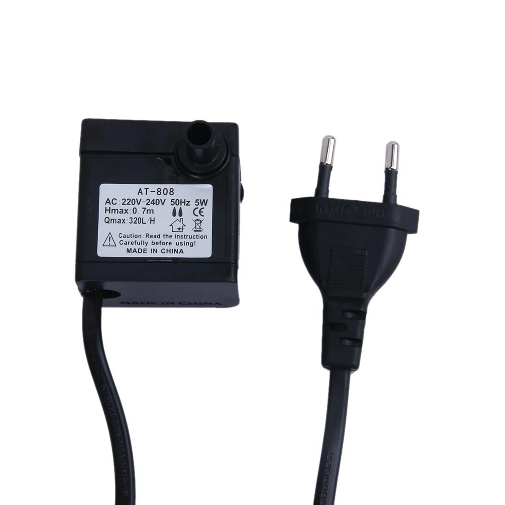 

A85M 2X AC 220-240 В 5 Вт погружной водяной насос для аквариума, пруда, фонтана, вилка европейского стандарта