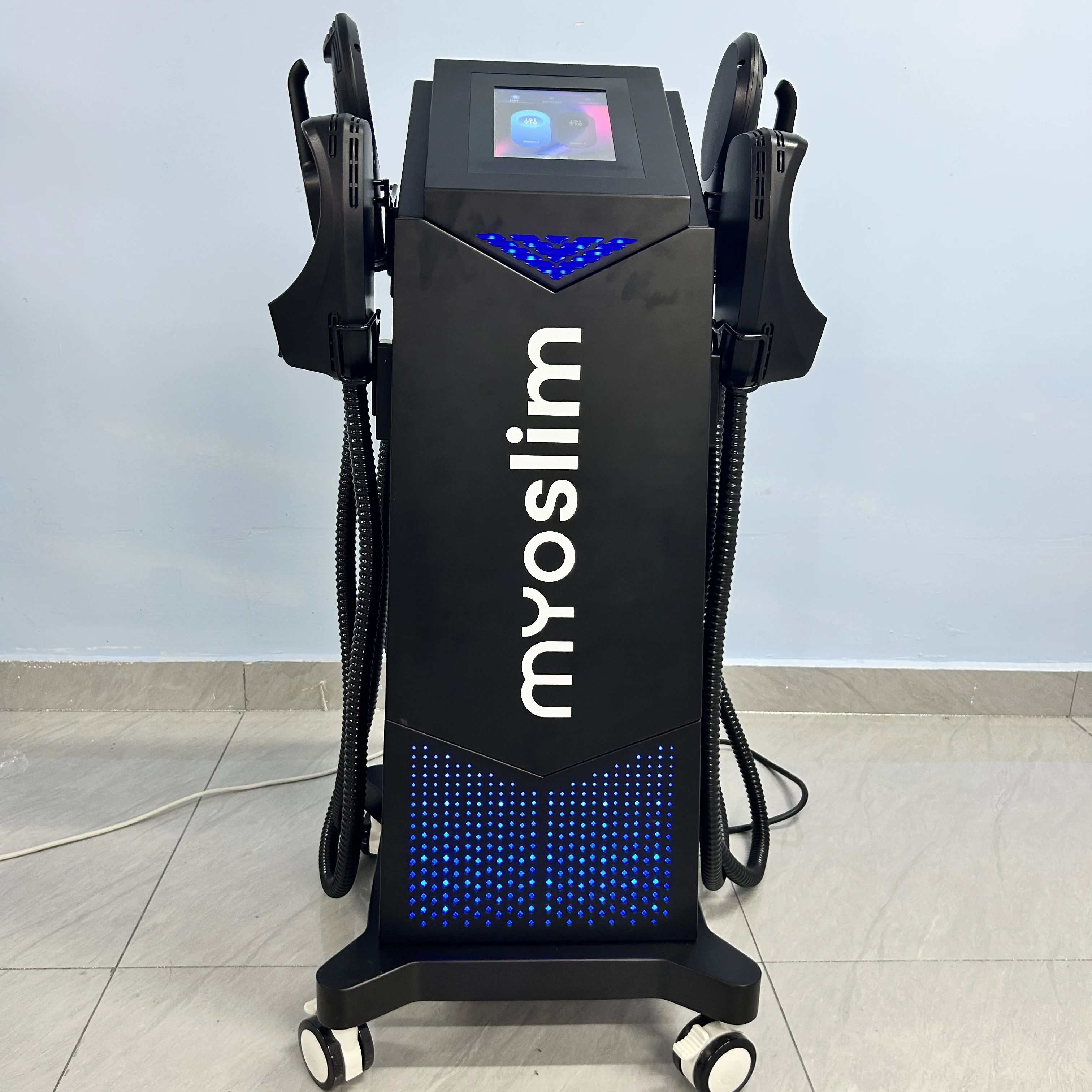 MYOslim EMS Body Sculpting Machine RF Muscle Building Fat Burning Abdominal Sculpting 6500W Weight Loss Machine for Fitness