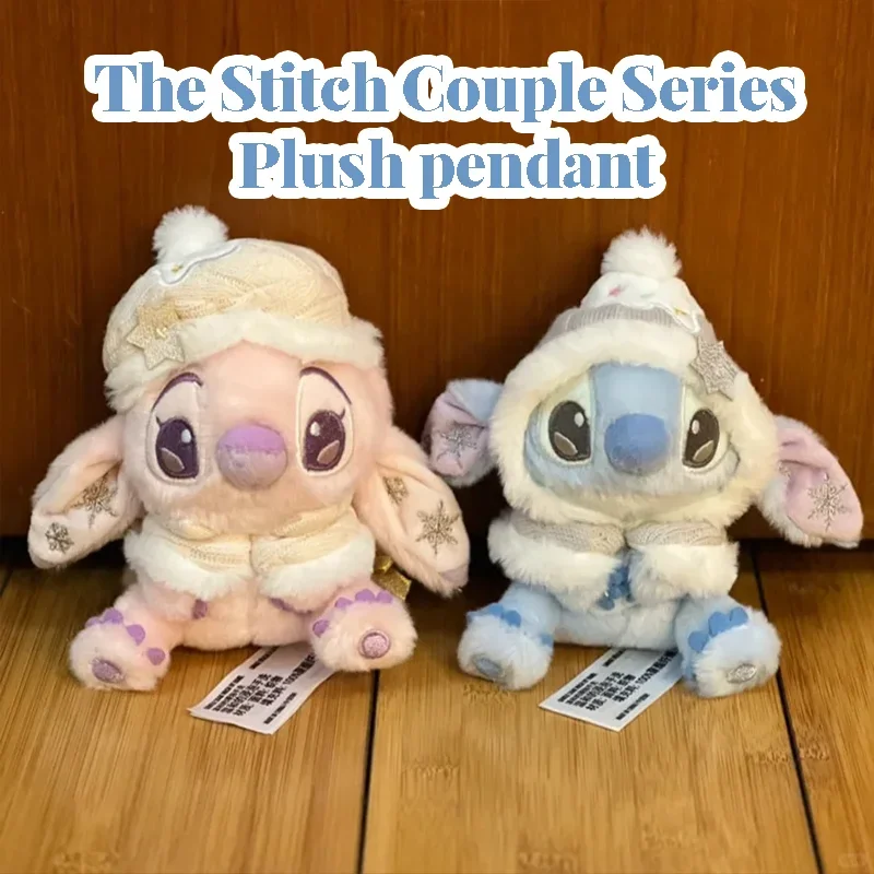 Porte-clés en peluche point et ange pour sac à dos, breloque, poupée en peluche de dessin animé mignon pour sac d'école, décoration cadeau, 2025