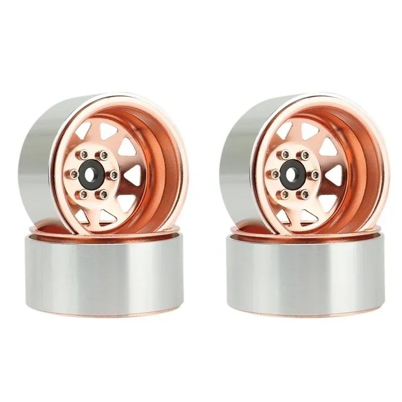 

4 шт. Deep Dish Wagon 1,9 металлический обод ступицы колеса с замком для 1/10 RC Crawler Axial SCX10 90046 Trxs TRX4 RC4WD D90