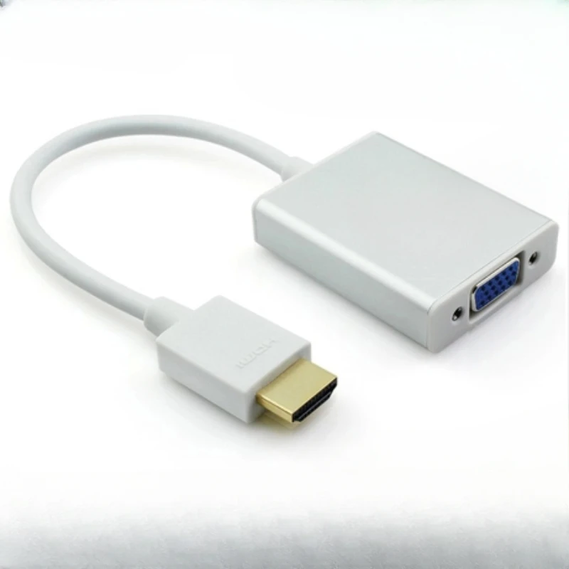 HDMI to VGA converter with audio high definition to VGA connector conversion cable