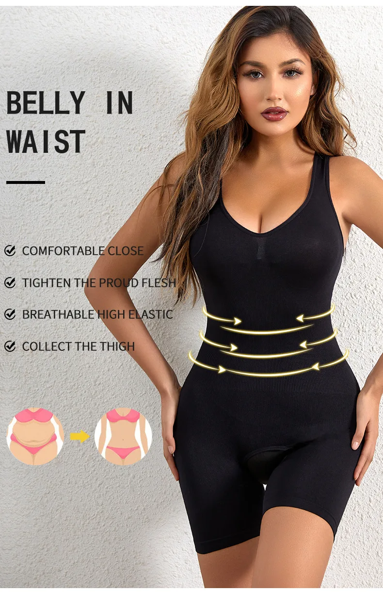 Slimming Bodysuit Seamless Tummy Control Full Body Shaper Belly Control Bodysuit Shapewear