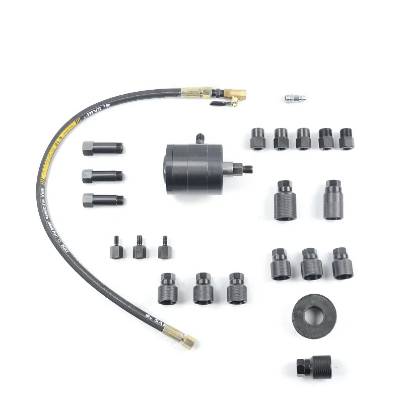 Heißer Verkauf Entfernung Werkzeug Sets Automotive Werkzeuge Diesel Kraftstoff Pneumatische Puller Set für Injektor Entfernung Werkzeug