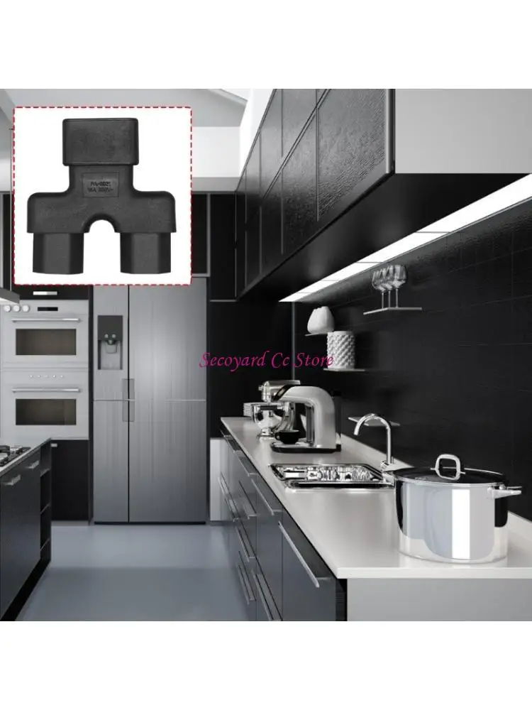 N3UC Space Saving To Two Power Cord Converters C20 Male To Double C13 Female For Server Cabinets