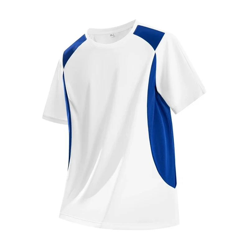Running Moisture Wicking Round Neck T-Shirt Training Exercise Gym Sport Shirts Lightweight Men's Quick Dry Short Sleeve Gym Tops