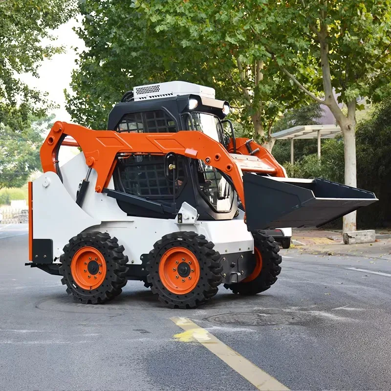 Deposit Price Mini Skid Steer Loaders Offer Reliable Operation High Efficiency in Excavation and Multi-functional Design For