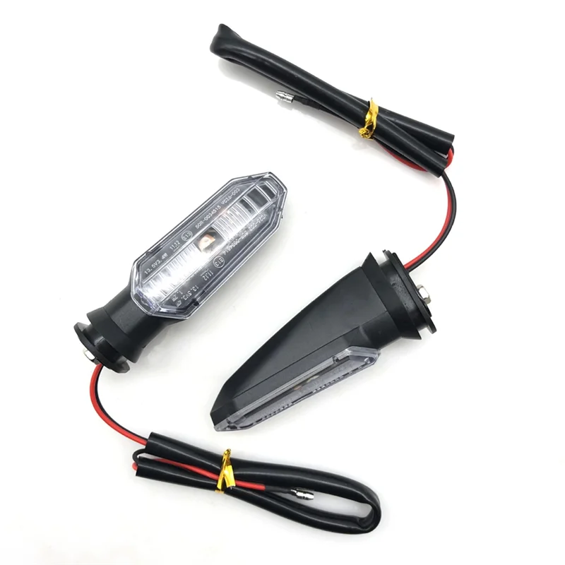 A77Q-Motorcycle Turn Signals Light Flashing Blinker for CB125R CB250R CB300R CB650R CBR650R ADV150 ADV350 Transparent